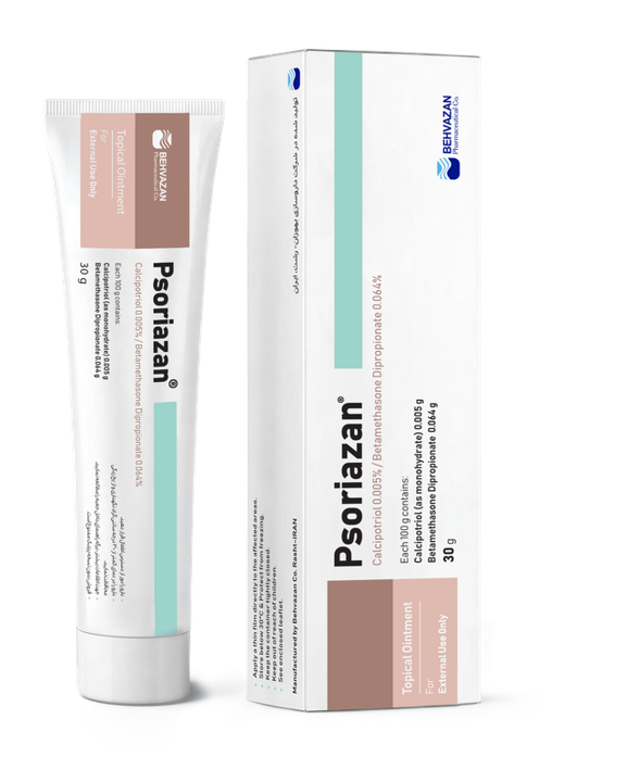 Psoriazan topical ointment pack and tube